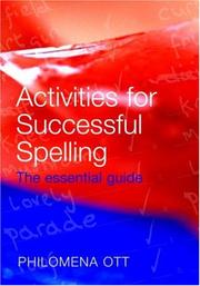 Cover of Activities for successful spelling by Philomena Ott