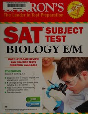 Cover of Barron's SAT Subject Test Biology E/M by Deborah T. Goldberg