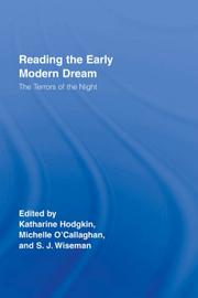 Front cover of Reading the early modern dream by Katharine Hodgkin