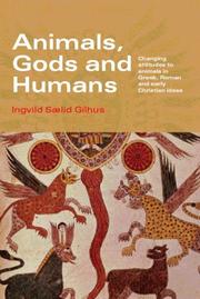 Front cover of Animals, Gods And Humans by Ingvild Saelid Gilhus