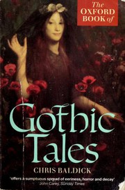 Cover of The Oxford Book of Gothic Tales by Chris Baldick