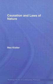 Cover of Causation and Laws of Nature by Max Kistler