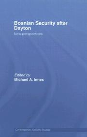 Cover of Bosnian Security after Dayton by Michael A. Innes