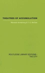 Front cover of Theatres of Accumulation by T. G. McGee