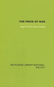 Front cover of Price of War, The by N. J. Thrift