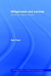 Cover of Wittgenstein and Levinas by Plant
