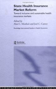 Front cover of State Health Insurance Market Reforms (Routledge International Studies in Health Economics, 2) by Joel C. Cantor