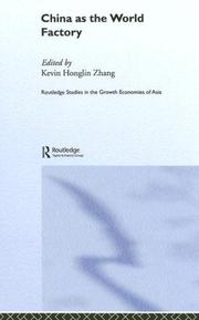 Front cover of China as the world factory by Kevin H. Zhang