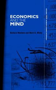 Front cover of Economics and the mind by Mark D. White