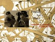 Cover of Finding art's place by Nicholas Paley