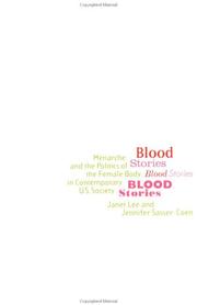 Front cover of Blood stories by Lee, Janet