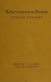 Front cover of Achievements in Fiction by Burton L. Cooper