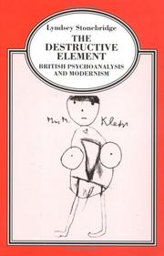Cover of The destructive element by Lyndsey Stonebridge