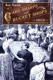 Cover of Card Sharps and Bucket Shops by Ann Fabian