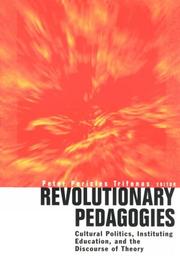 Front cover of Revolutionary Pedagogies by Peter Trifonas
