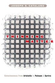 Cover of Thinking Matter by Joseph S. Catalano