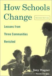 Cover of How schools change by Tony Wagner