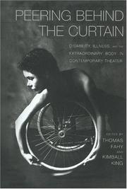 Front cover of Peering behind the curtain by Thomas Richard Fahy