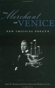 Front cover of The merchant of Venice by John W. Mahon