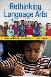 Cover of Rethinking language arts by Nina Zaragoza
