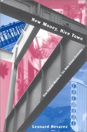 Cover of New money, nice town by Leonard Nevarez