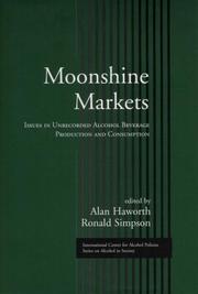Cover of Moonshine markets by Ronald Simpson