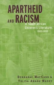 Cover of Apartheid and racism in South African children's literature, 1985-1995 by Donnarae MacCann