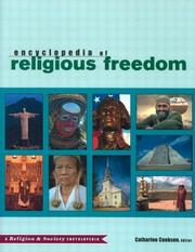 Front cover of Encyclopedia of religious freedom by Catharine Cookson