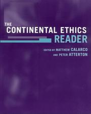 Cover of The continental ethics reader by Matthew Calarco