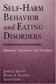 Cover of Self-Harm Behavior and Eating Disorders by Sansone Levitt
