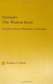 Front cover of Nyansapo (the wisdom knot) by K. Asafo-Agyei Okrah