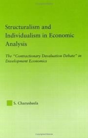 Front cover of Structuralism and Individualism in Economic Analysis by S. Charusheela
