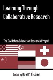 Cover of Learning through Collaborative Research by Noel F. McGinn