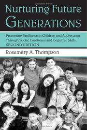 Cover of Nurturing Future Generations by Rosemary Thompson