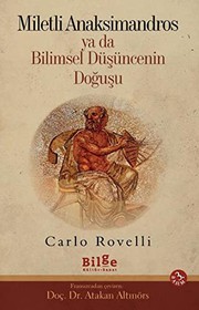 Cover of The first scientist by Carlo Rovelli