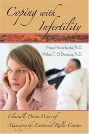 Cover of Coping with infertility by Negar Nicole Jacobs