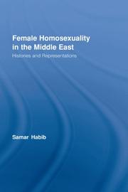 Cover of Female homosexuality in the Middle East by Samar Habib