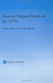 Front cover of Feminist utopian novels of the 1970s by Tatiana Teslenko