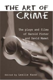 Cover of The art of crime by Leslie Kane