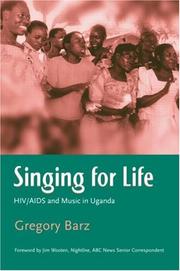 Cover of Singing for life by Gregory F. Barz
