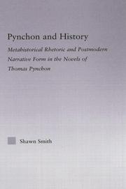 Front cover of Pynchon and history by Shawn Smith