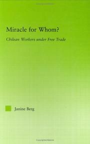 Cover of Miracle for Whom? by Janine Berg