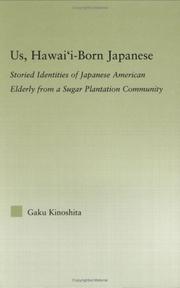 Front cover of Us, Hawai'i-born Japanese by Gaku Kinoshita