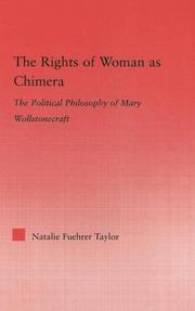 Front cover of The rights of woman as chimera by Natalie Fuehrer Taylor