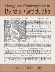 Front cover of Liturgy and Contemplation in Byrd's Gradualia by Kerry McCarthy