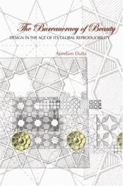 Front cover of The Bureaucracy of Beauty by Arindam Dutta