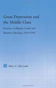 Front cover of Great Depression and the Middle Class by Mary C. McComb