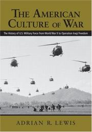 Front cover of The American Culture of War by Adrian R. Lewis