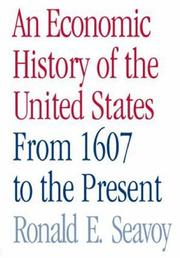Front cover of An Economic History of the United States by Ronald E. Seavoy