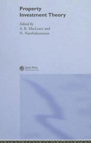 Front cover of Property investment theory by A. R. MacLeary